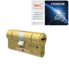 M&C Condor messing cilinder met kerntrekbeveiliging - nabestellen