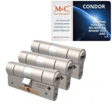 Set van 3 M&C Condor cilinders SKG*** Onweerstaanbare aanbieding