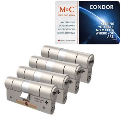 Set van 4 M&C Condor cilinders SKG***