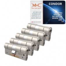 Set van 5 M&C Condor cilinders SKG*** Onweerstaanbare aanbieding
