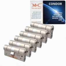 Set van 6 M&C Condor cilinders SKG*** Onweerstaanbare aanbieding