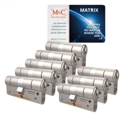 Set van 8 M&C Matrix cilinders SKG***