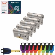 Set van 5 M&C Color+ cilinders SKG***