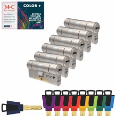 Set van 6 M&C Color+ cilinders SKG***