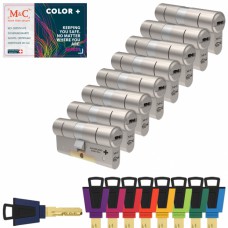 Set van 8 M&C Color+ cilinders SKG***